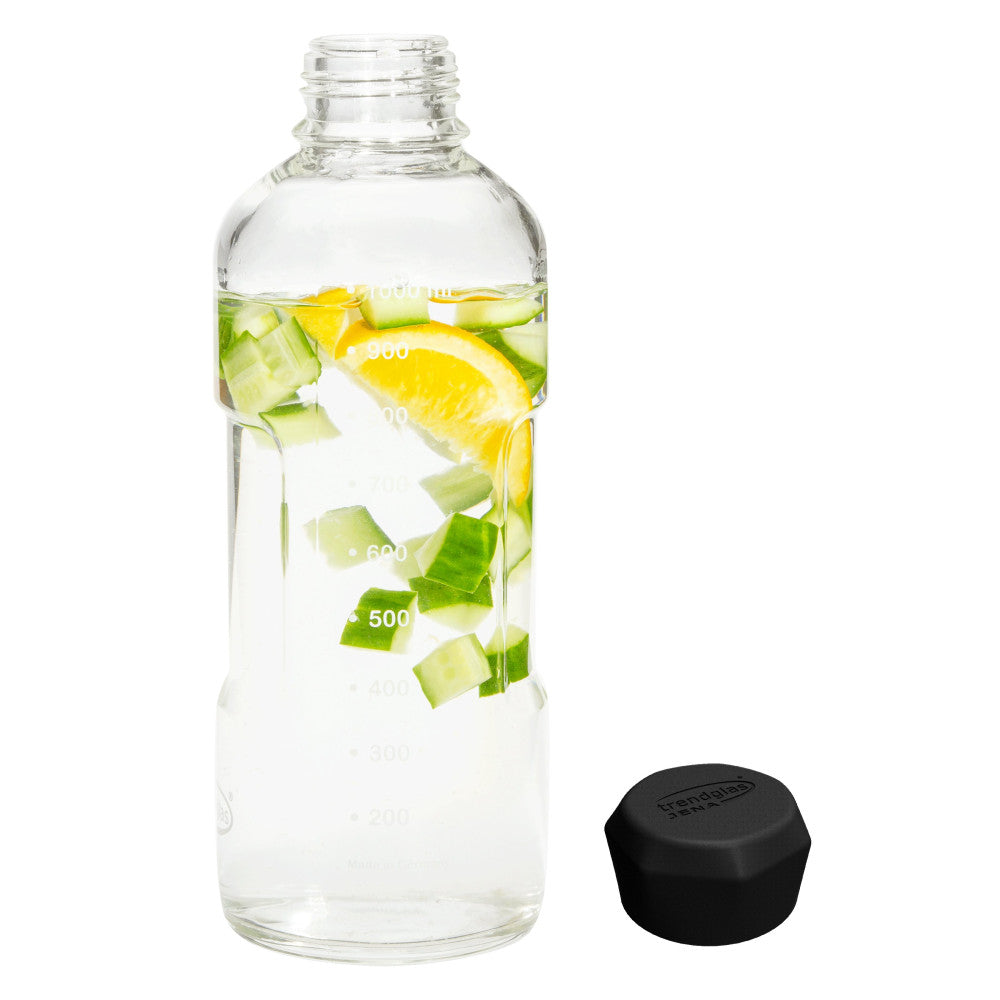 TRENDGLAS JENA Glasflasche BLUE OCEAN / 1000ml (Diverse Farben)