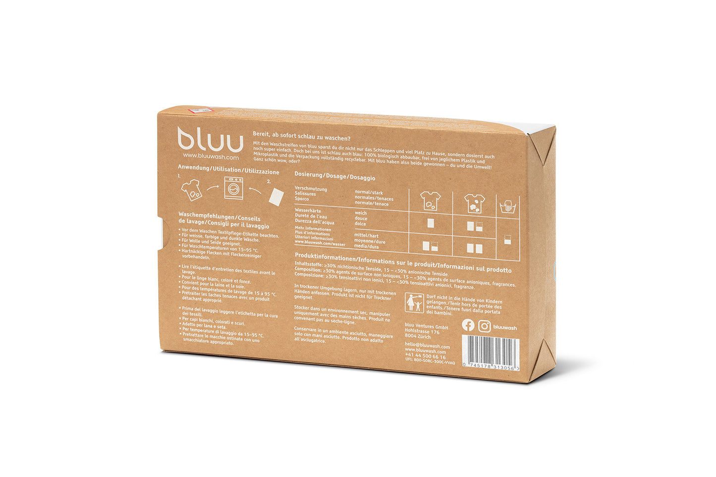 BLUU Waschstreifen OHNE DUFT (60)