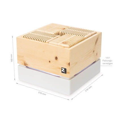 ZIRBENLÜFTER® Natürlicher Luftreiniger CUBE ll (40m2)