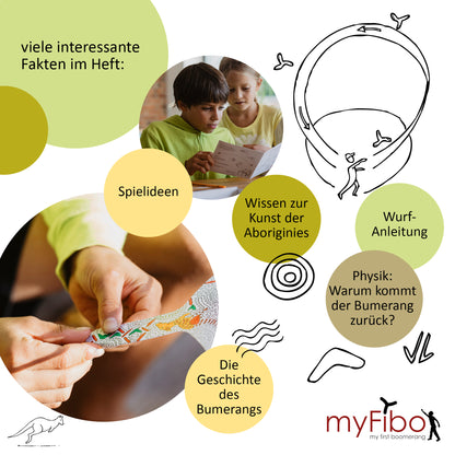 TICTOYS - MY FIBO Indoor Bumerang Set (4er)