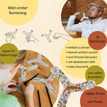 TICTOYS - MY FIBO Indoor Bumerang Set (4er)