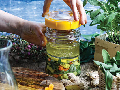 KEFIRKO DIY Glas Veggie (1.4L/9dl) / Diverse Farben