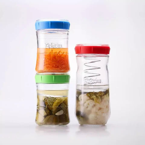 KEFIRKO DIY Glas Veggie (1.4L/9dl) / Diverse Farben