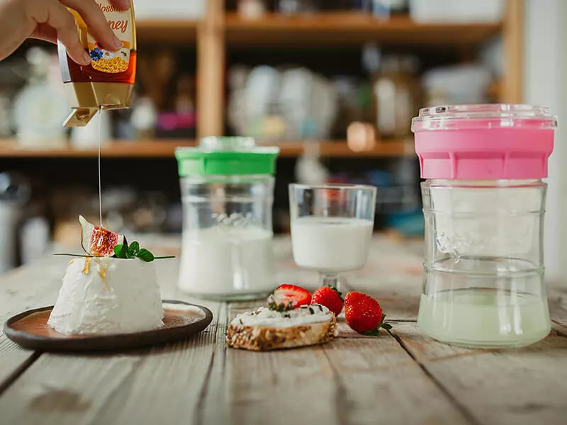 KEFIRKO DIY Cheese Maker + Kefir DUO Diverse Farben