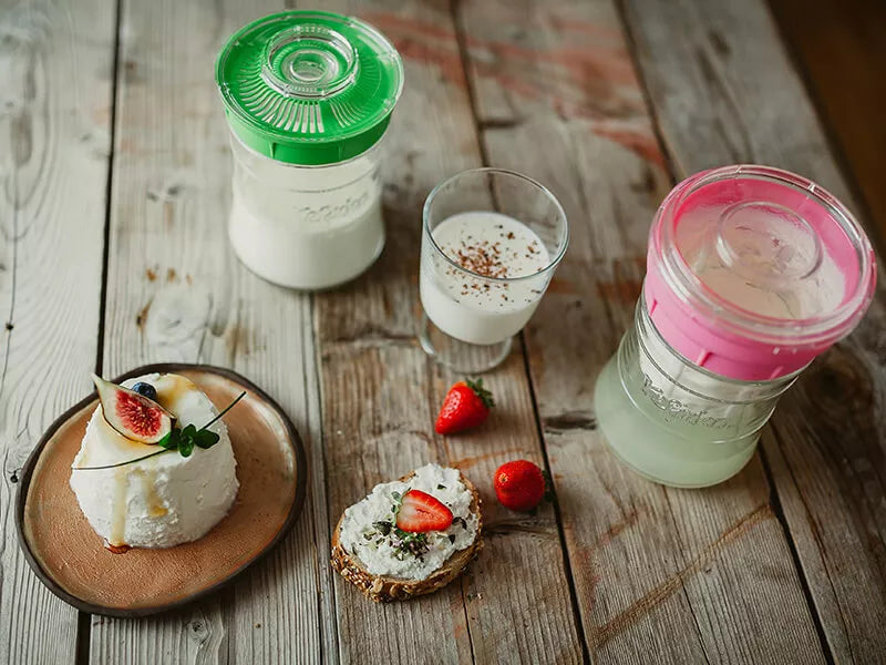 KEFIRKO DIY Cheese Maker + Kefir DUO Diverse Farben