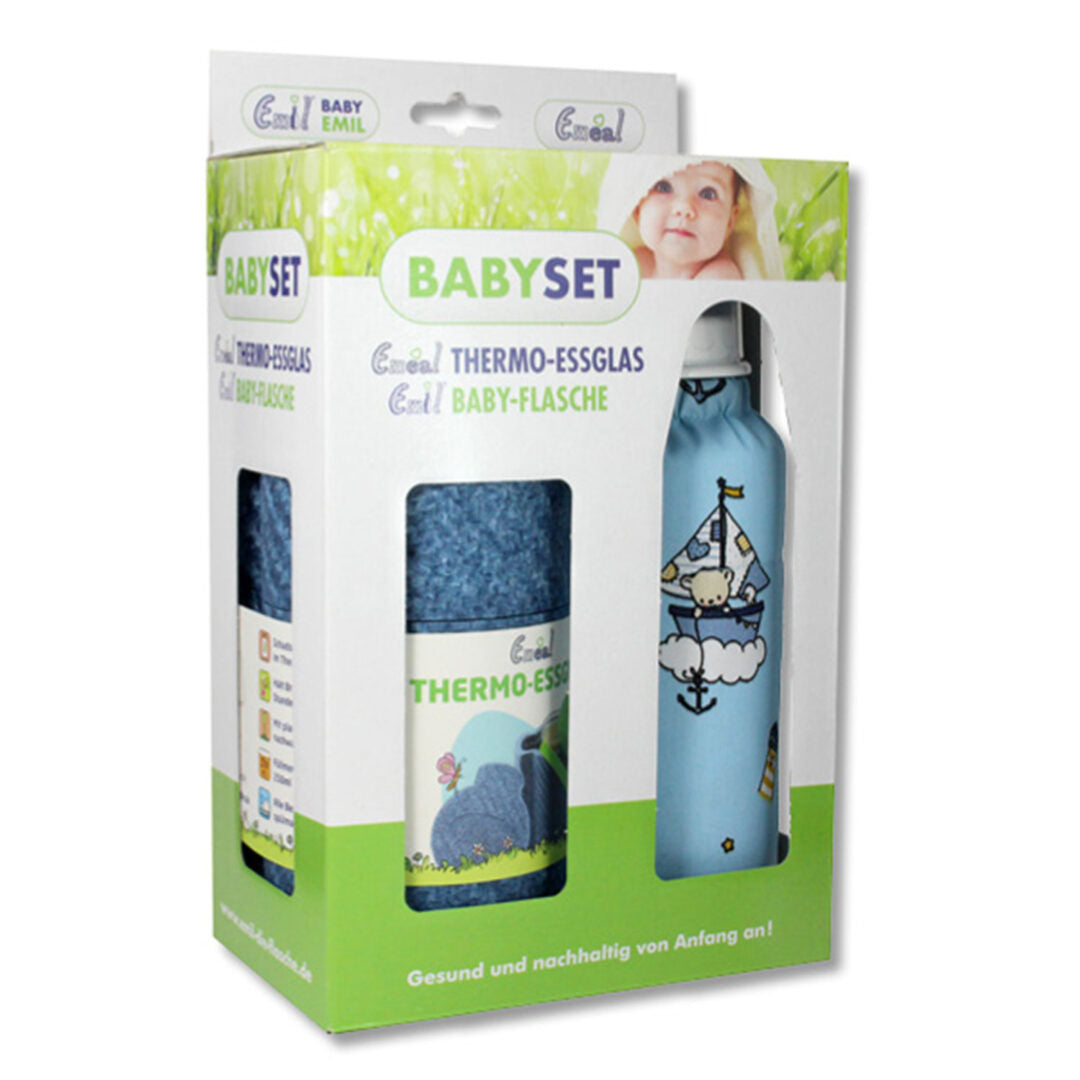 EMEAL® Baby-Meal-Sets (Essgeschirr + Babyflasche) / MARITIME