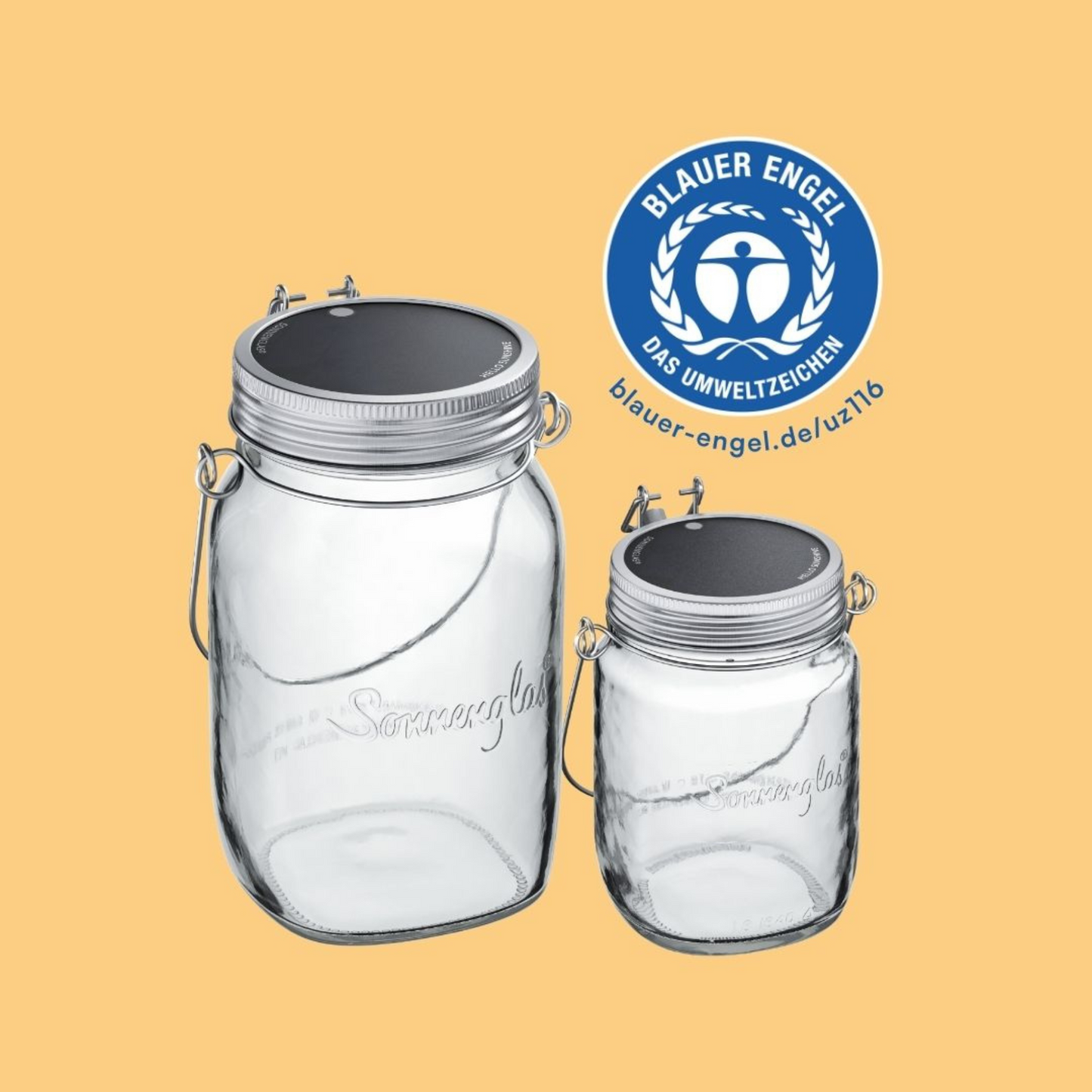 SONNENGLAS Solarlaterne SOMO MINI / 250ml (BEAD-WORK)