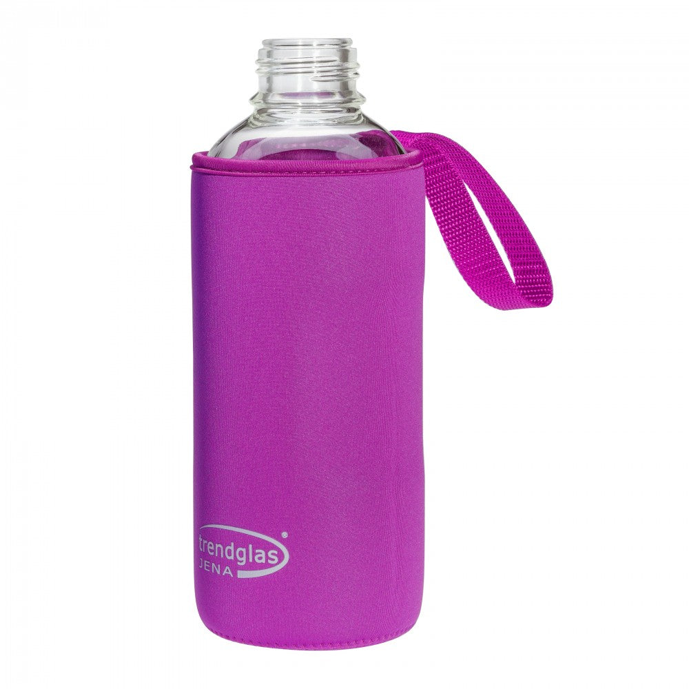 TRENDGLAS JENA Glasflasche (1L) Schutzhüllen (Diverse Farben)