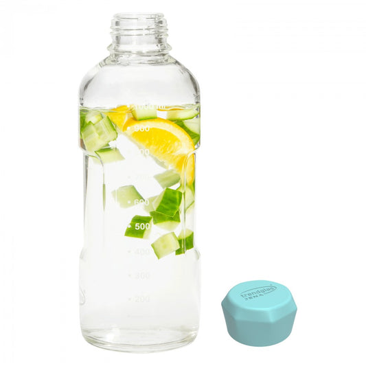 TRENDGLAS JENA Glasflasche BLUE OCEAN / AQUA (Diverse Grössen)
