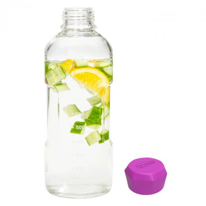TRENDGLAS JENA Glasflasche 1000ml (Diverse Farben)