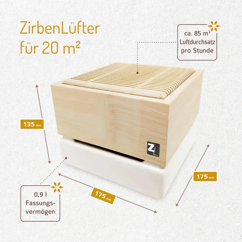 ZIRBENLÜFTER® Ersatz-Lamellenblock 1er (CUBE mini)