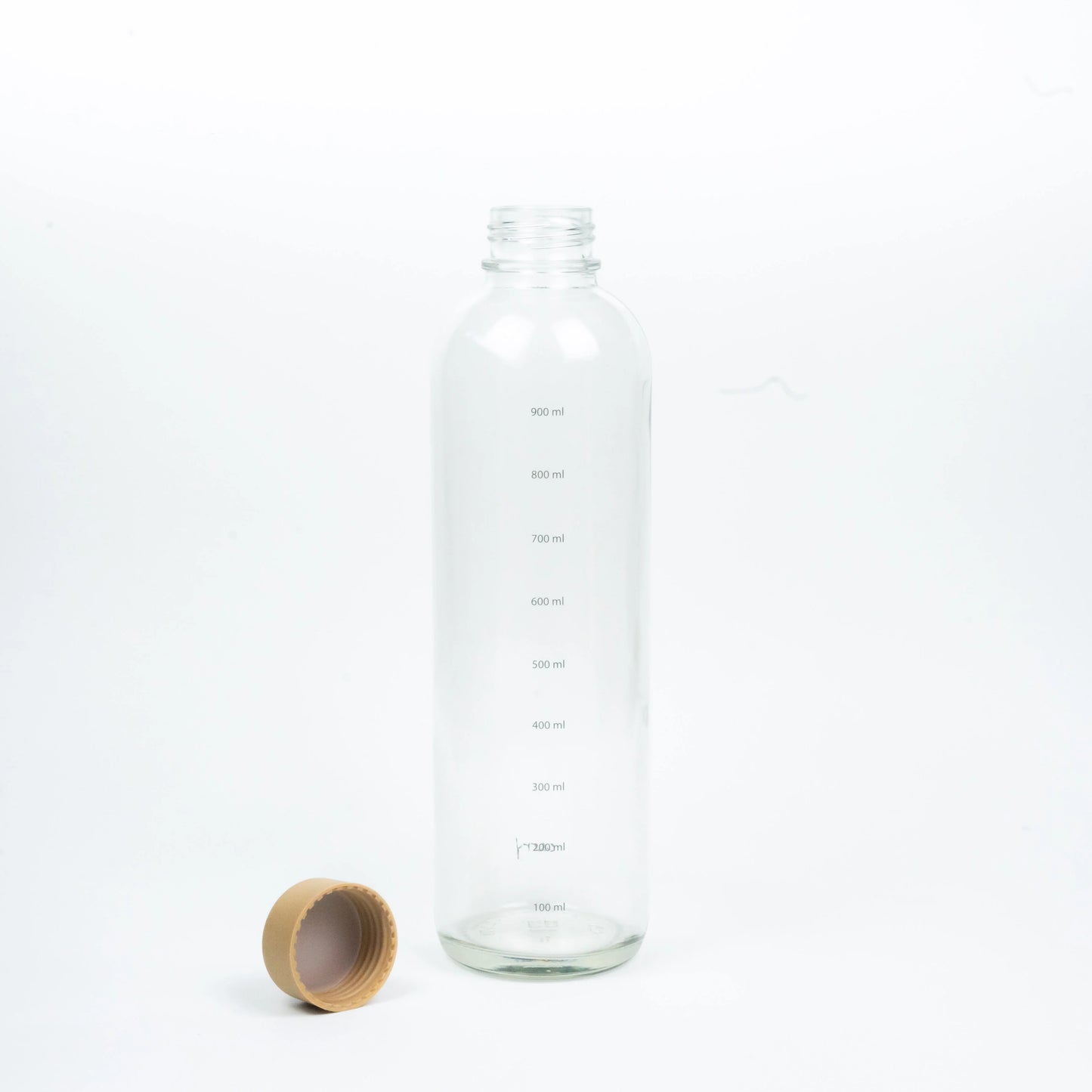 CARRY Glasflasche (1L) / HYDRATION (mit Volumenmarkierung)