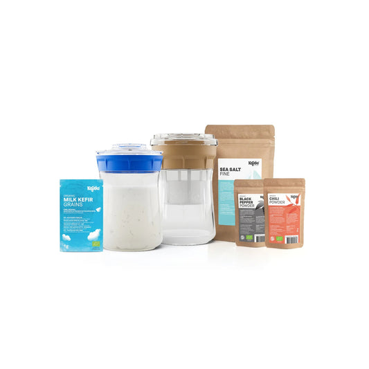 KEFIRKO DIY Cheese Maker + Kefir KIT (2x9dl) inkl. Zutaten