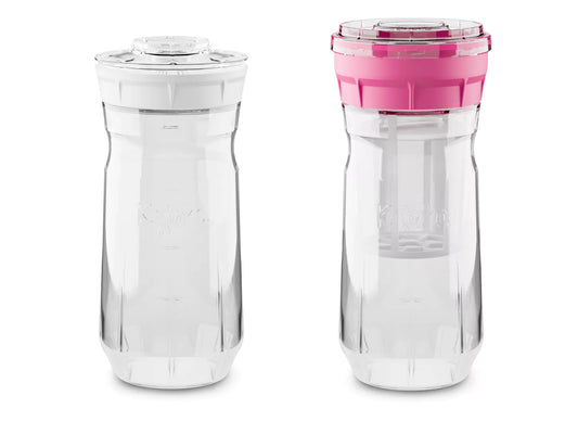 KEFIRKO DIY Cheese Maker + Kefir Set (2x1,4L) / WEISS-PINK