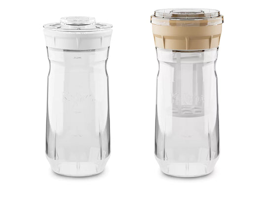 KEFIRKO DIY Cheese Maker + Kefir Set / WEISS-TAUPE