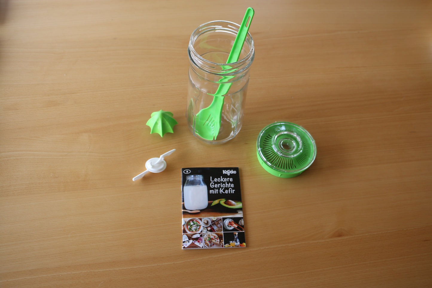 KEFIRKO DIY Glas (1.4L) / GRÜN