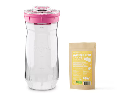KEFIRKO DIY Wasserkefir-Sets 1400ml (inkl. Japankristalle) / Diverse Farben