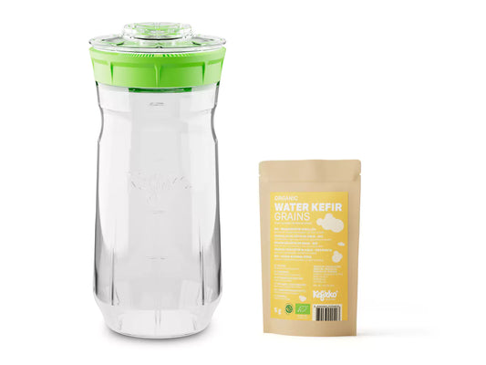 KEFIRKO DIY Wasserkefir-Sets 1400ml (inkl. Japankristalle) / Diverse Farben