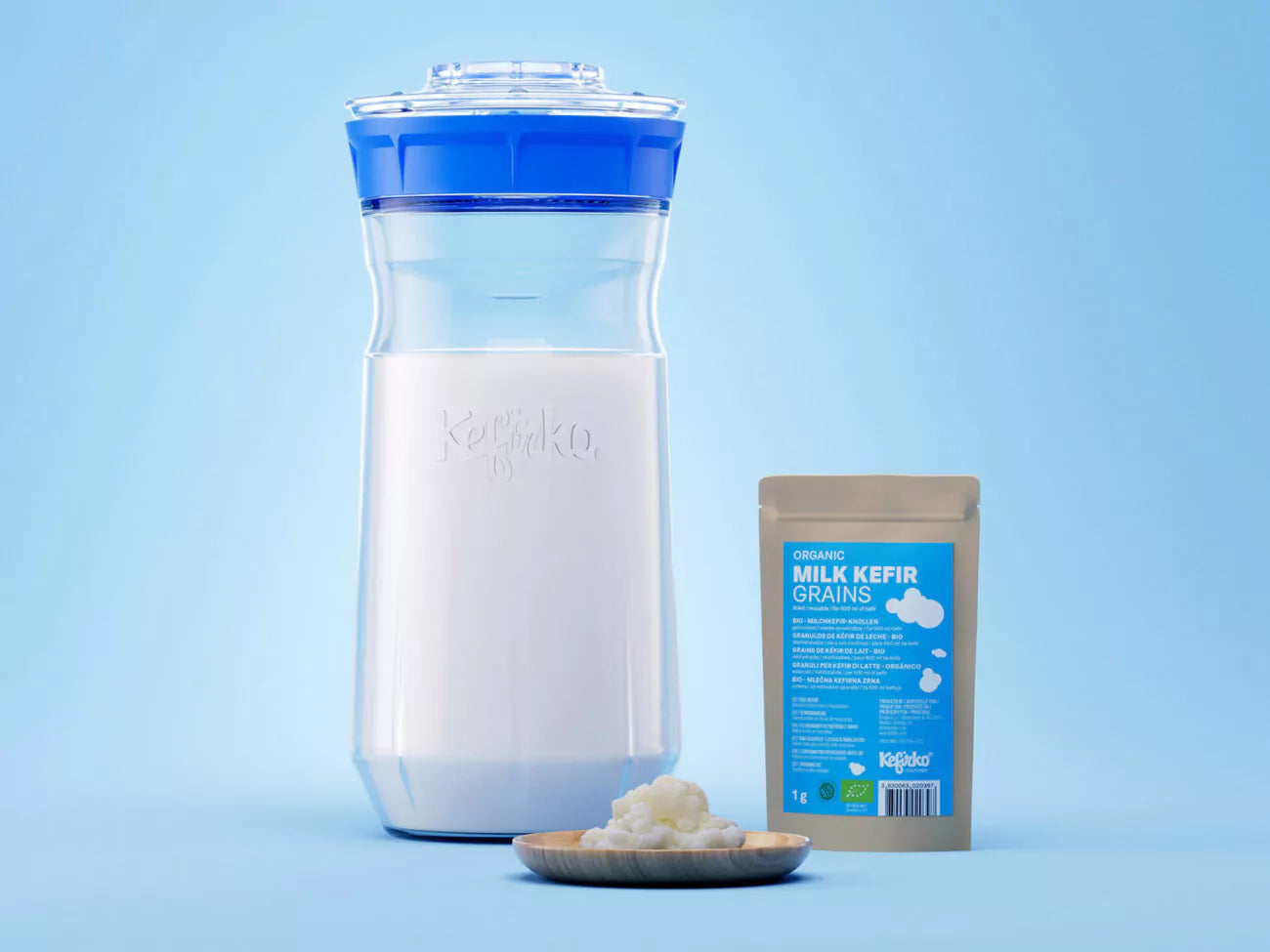 KEFIRKO DIY Milchkefir-Körner (dehydriert)