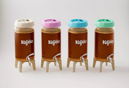KEFIRKO DIY Kombucha Fermenter-Set 4L / BLAU