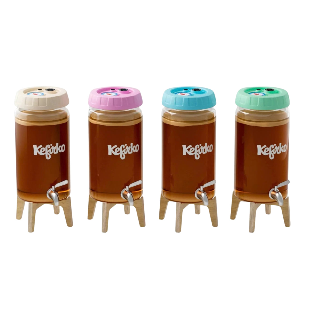 KEFIRKO DIY Kombucha Fermenter 4L (Diverse Farben)