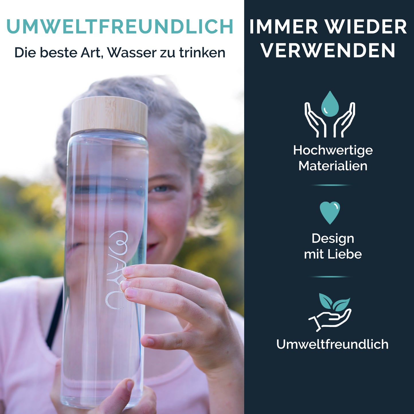 MAYU® Water Bottles (1L)