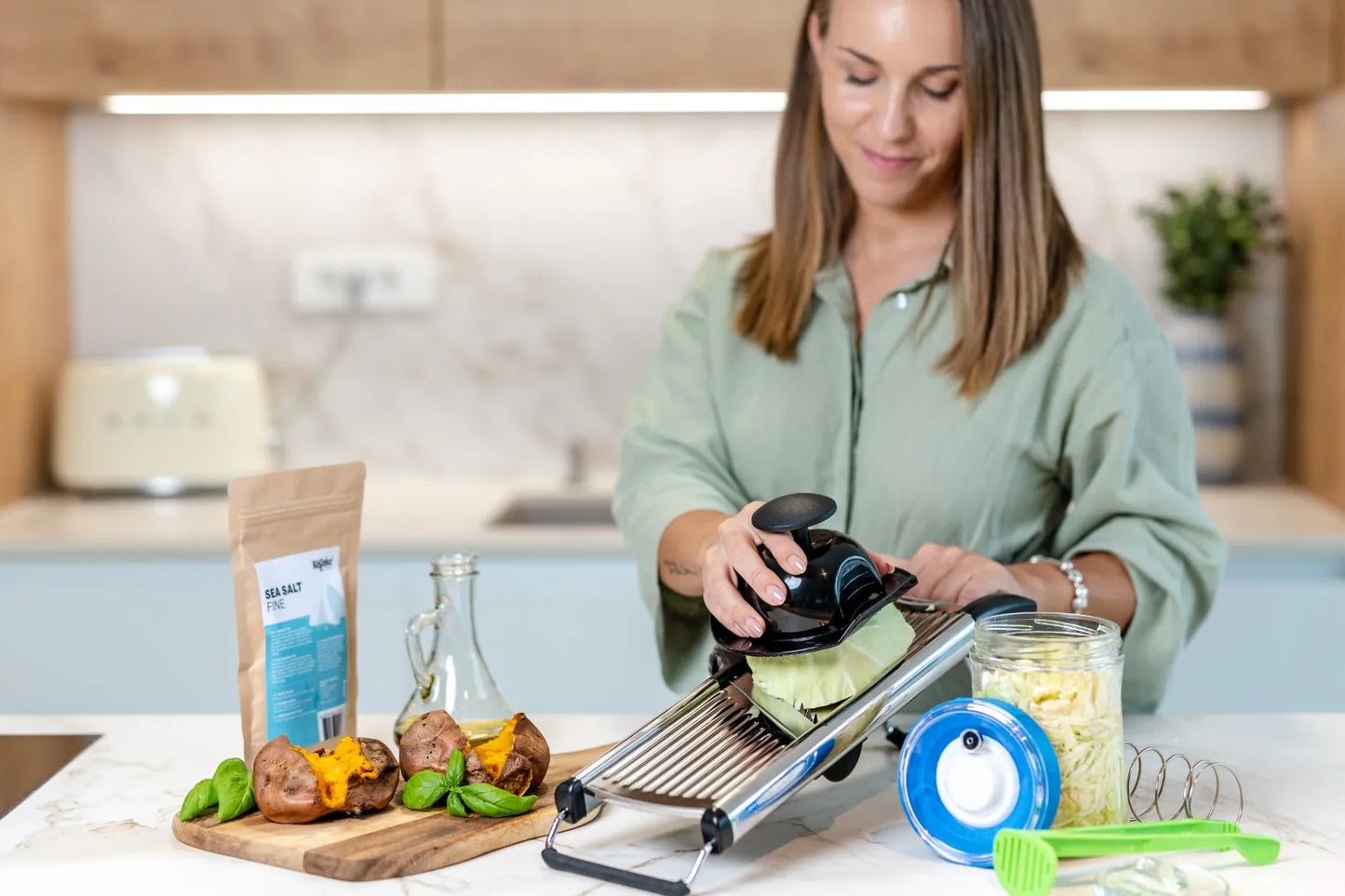 KEFIRKO DIY Gemüsehobel Veggie (Edelstahl)