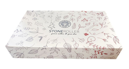 GUA SHA Massageset Herzstein + Doppelroller / Aventurin