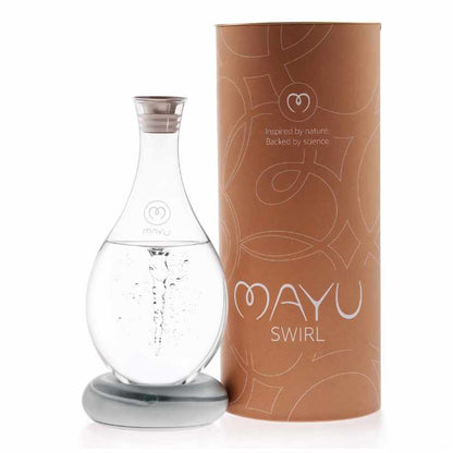 MAYU® SWIRL Wirbelkaraffe (1,5l) / STONE