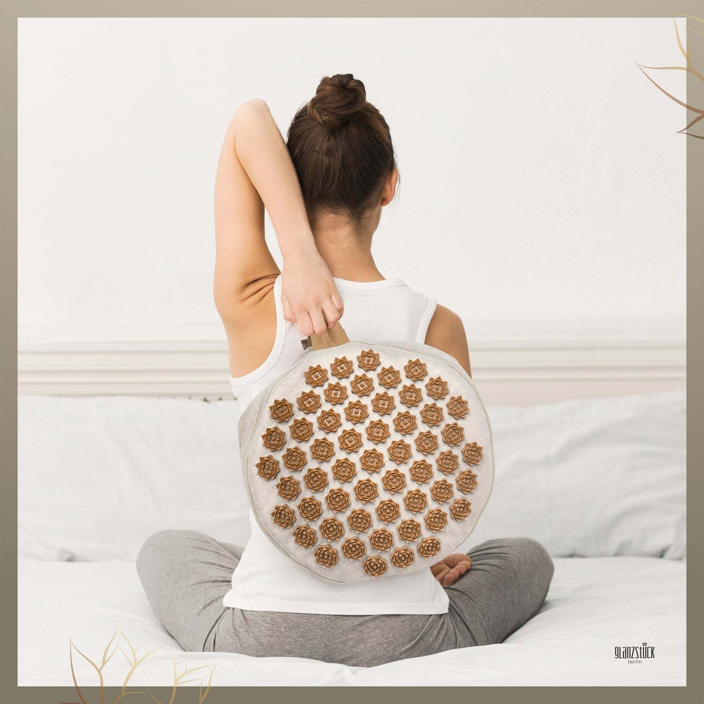 GLANZSTÜCK Berlin® Akupressur Sitzkissen MEDITATION