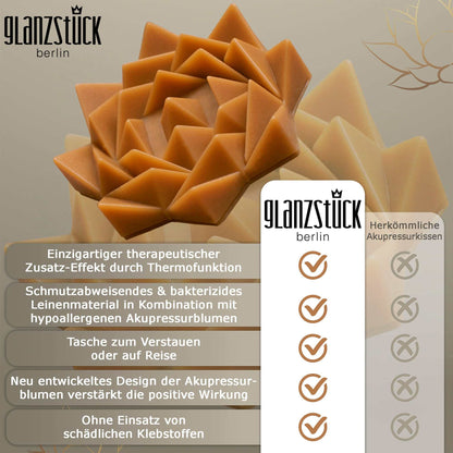 GLANZSTÜCK Berlin® Akupressur Nackenrolle