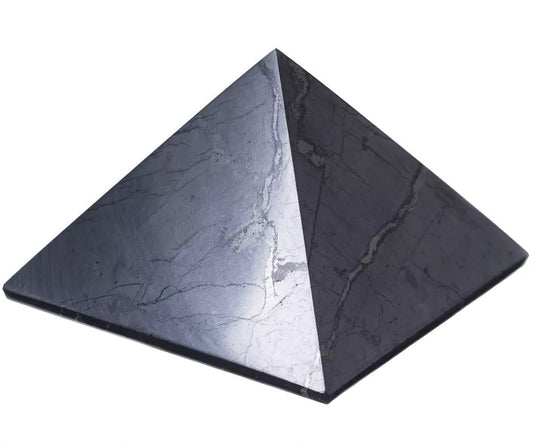 Original Schungit Objekte / PYRAMIDE (15cm)
