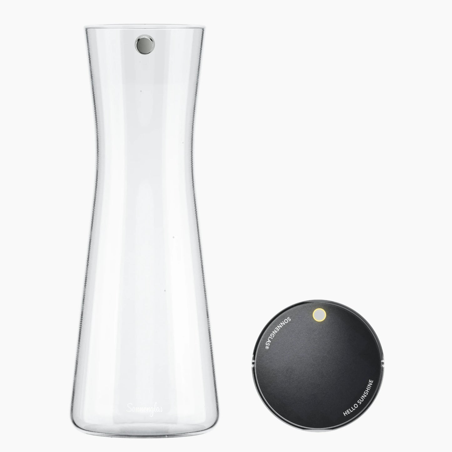 SONNENGLAS® Lichtkaraffe / 1000ml (Korkdeckel/Solarmodul)