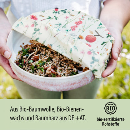LITTLE bee FRESH® Bienenwachstücher STREUOBSTWIESE (Verschiedene Ausführungen)