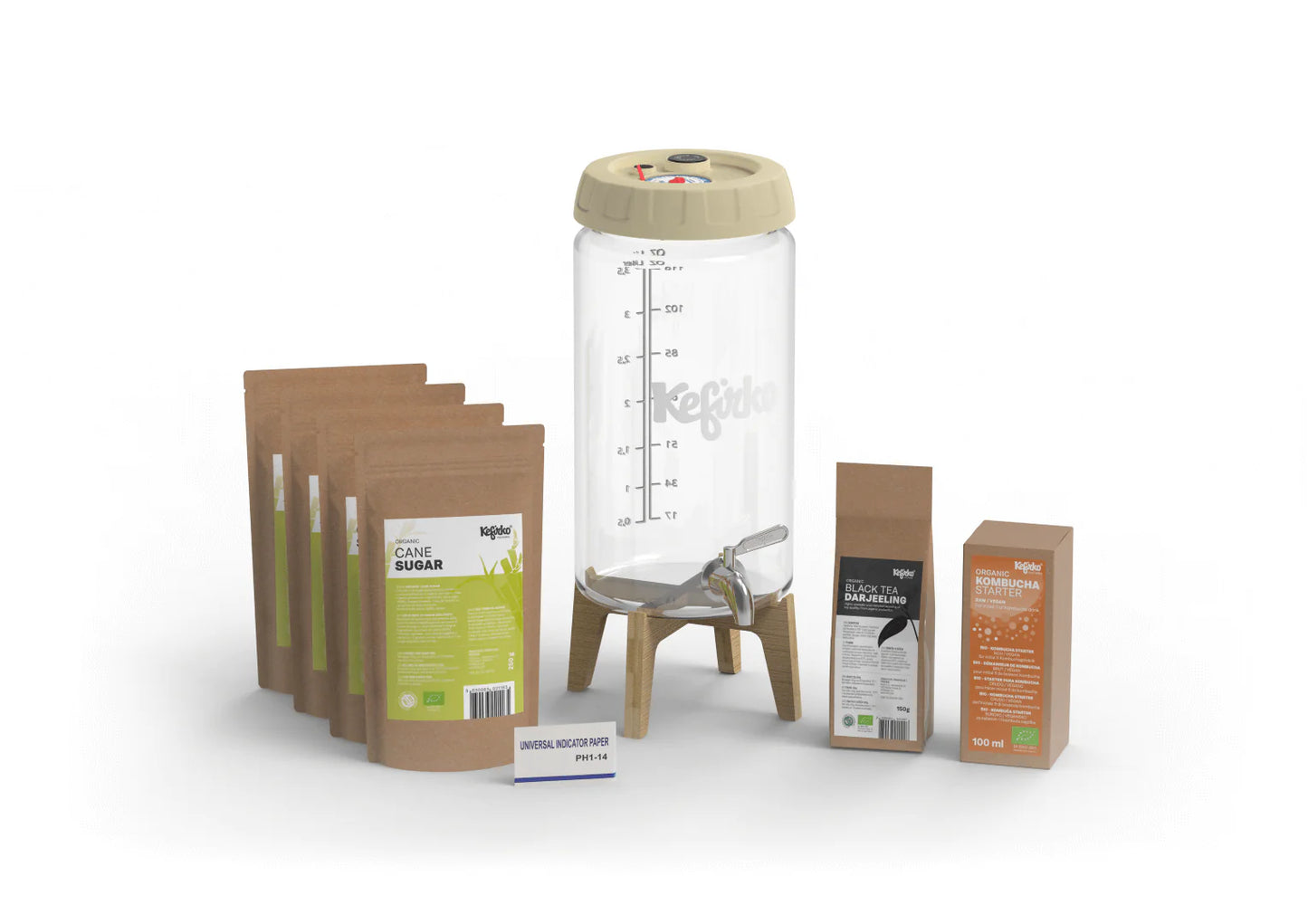 KEFIRKO DIY Kombucha Fermenter KIT II / SAND