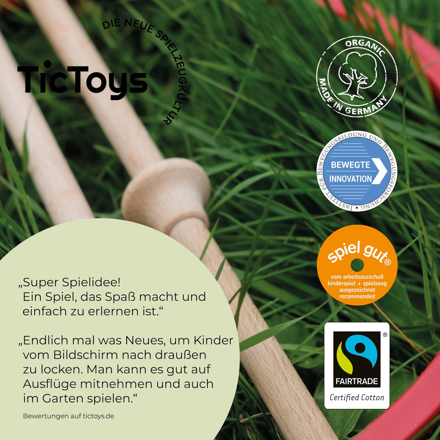 TICTOYS - TUALOOP Outdoor-Wurfspiel (2er Set)