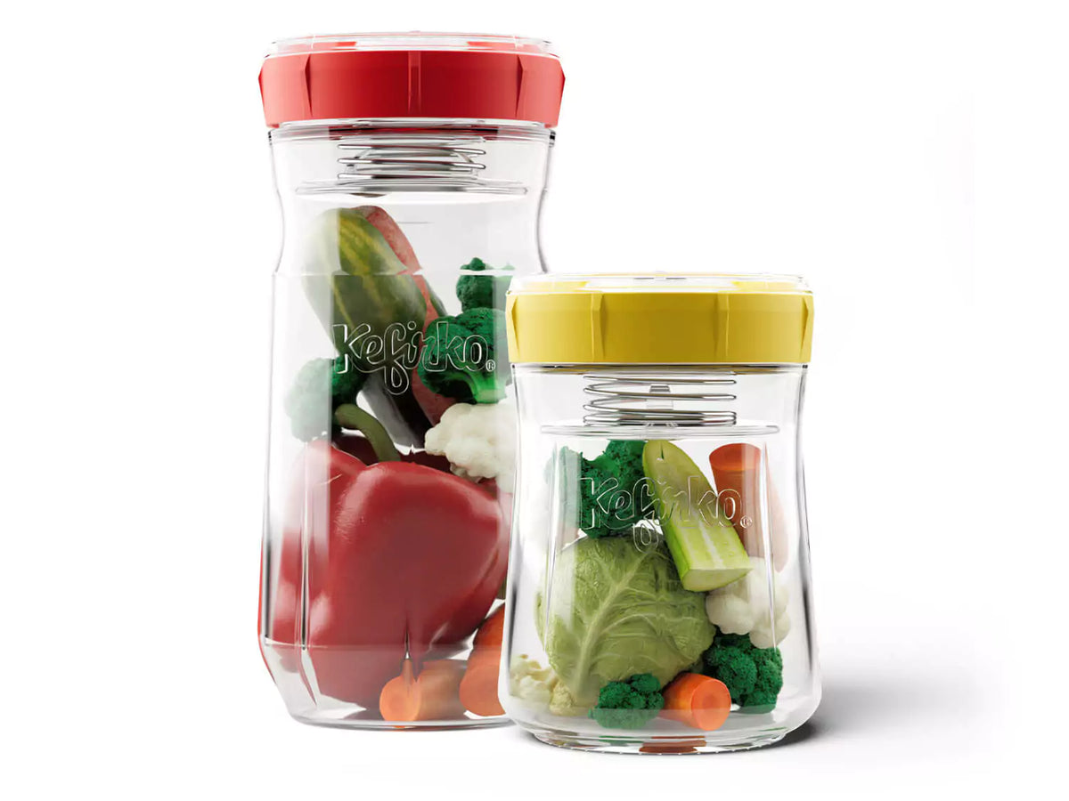 KEFIRKO DIY Glas Veggie (1.4L/9dl) Diverse Farben