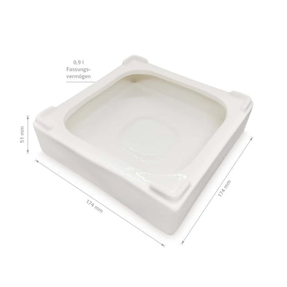 ZIRBENLÜFTER® CUBE II Keramik-Verdunsterschalen (1.5L / 9dl)