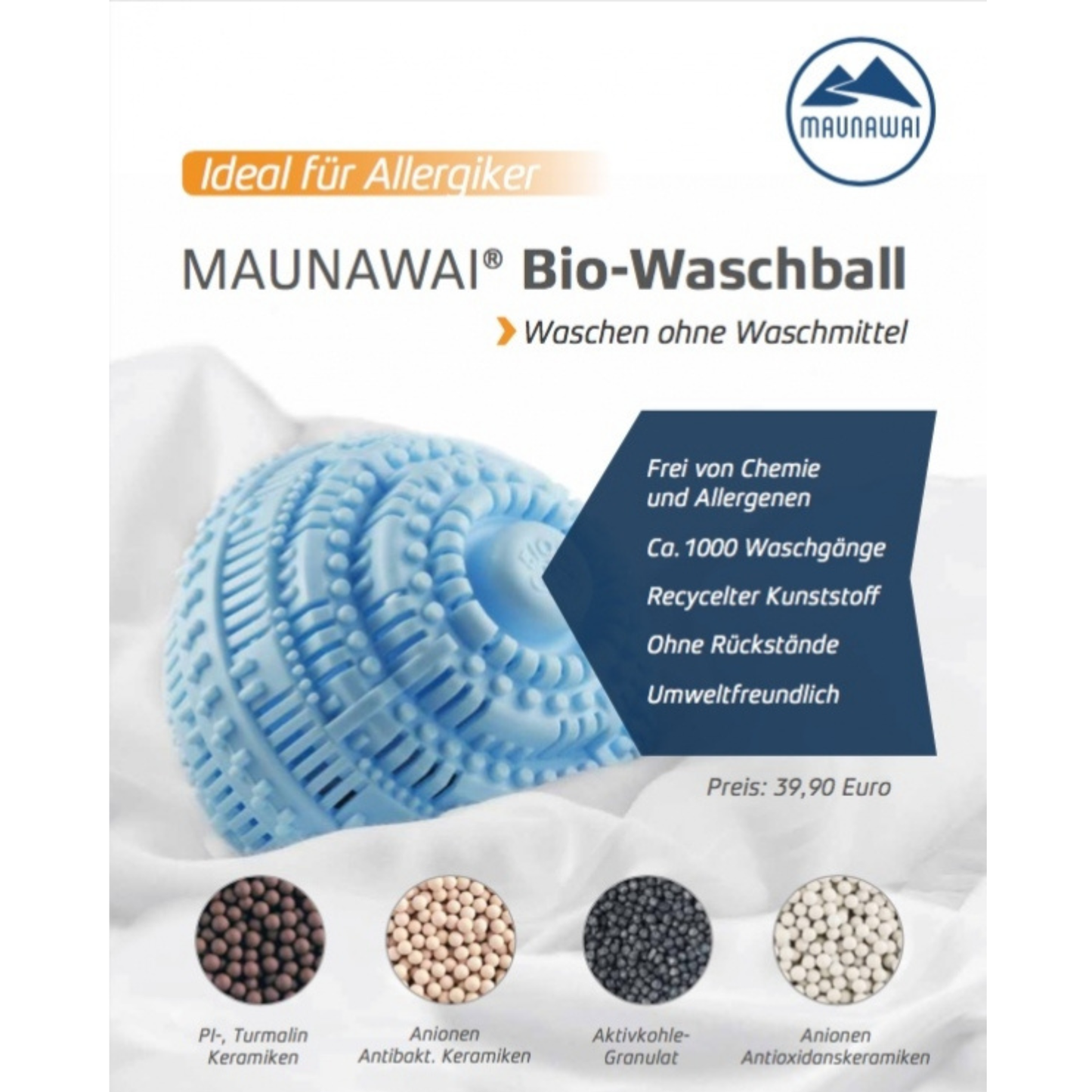 MAUNAWAI Bio Waschball (1Stk/2Stk)