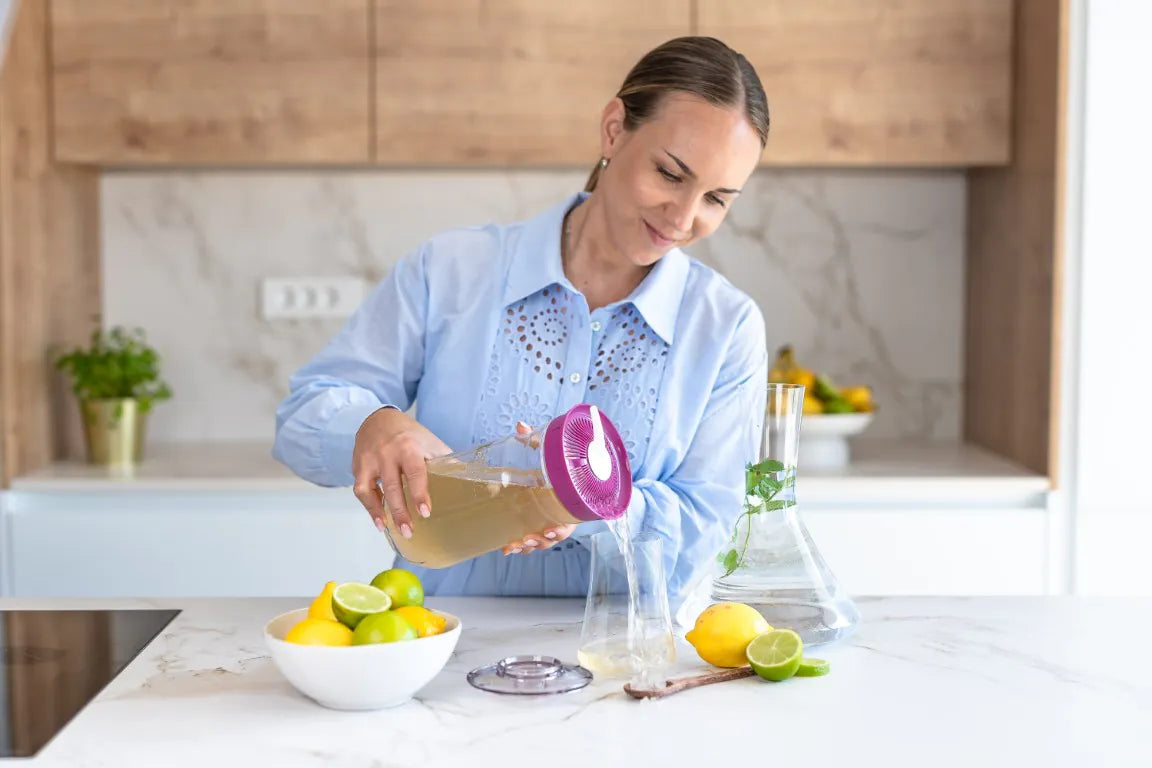 KEFIRKO DIY Wasserkefir-Sets 1400ml (inkl. Japankristalle) / Diverse Farben
