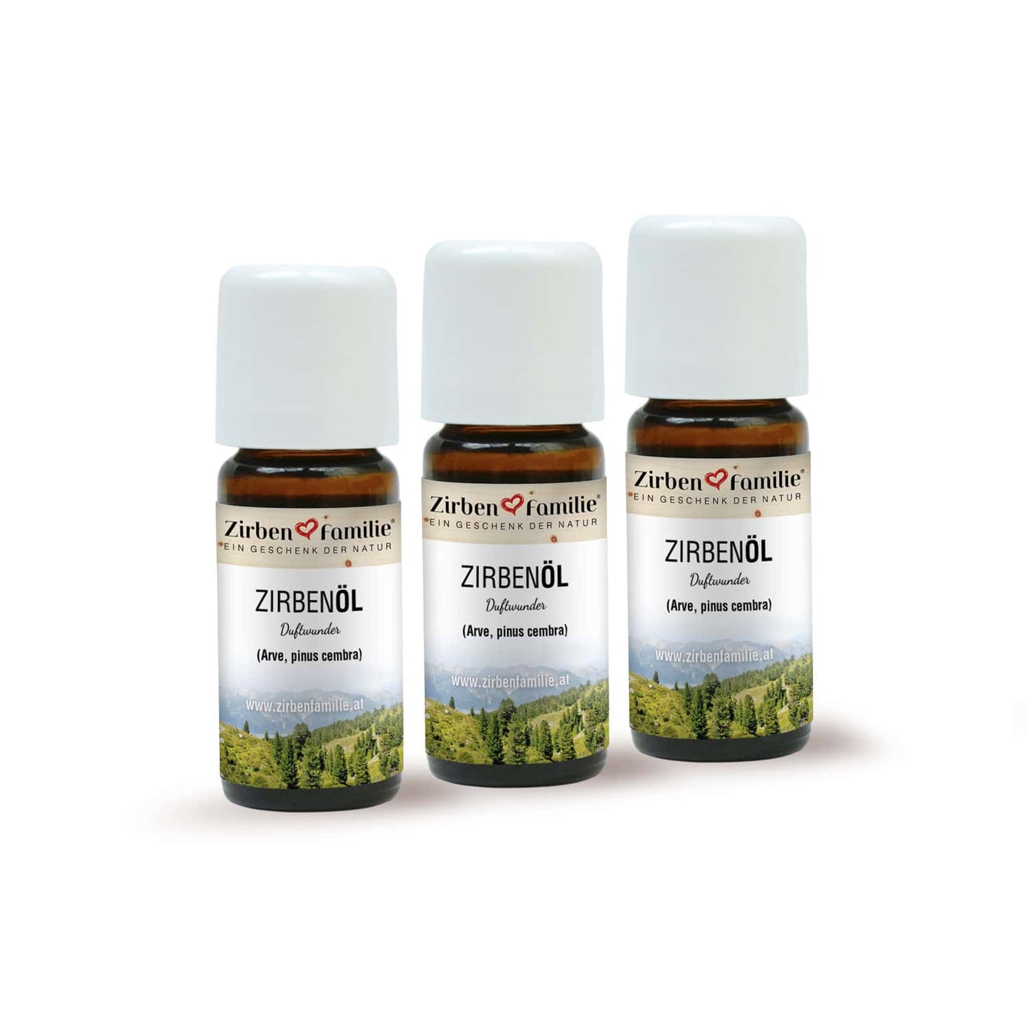 ZIRBENFAMILIE ätherisches Öl (3x10ml) / Zirbe (Arve)