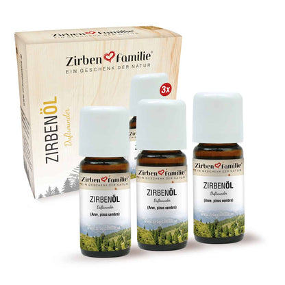 ZIRBENFAMILIE ätherisches Öl (3x10ml) / Zirbe (Arve)