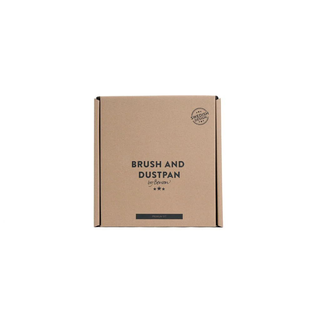 byBenson® Kehrichtschaufel-Set (Metall/Holz)