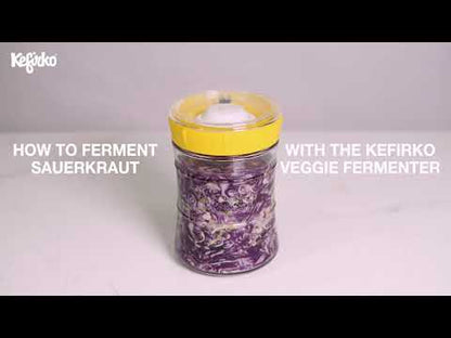 KEFIRKO DIY Glas Veggie (9dl) / GELB