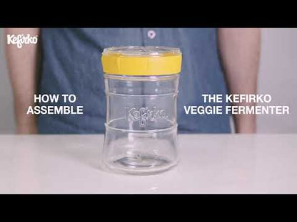 KEFIRKO DIY Glas Veggie (9dl) / GELB