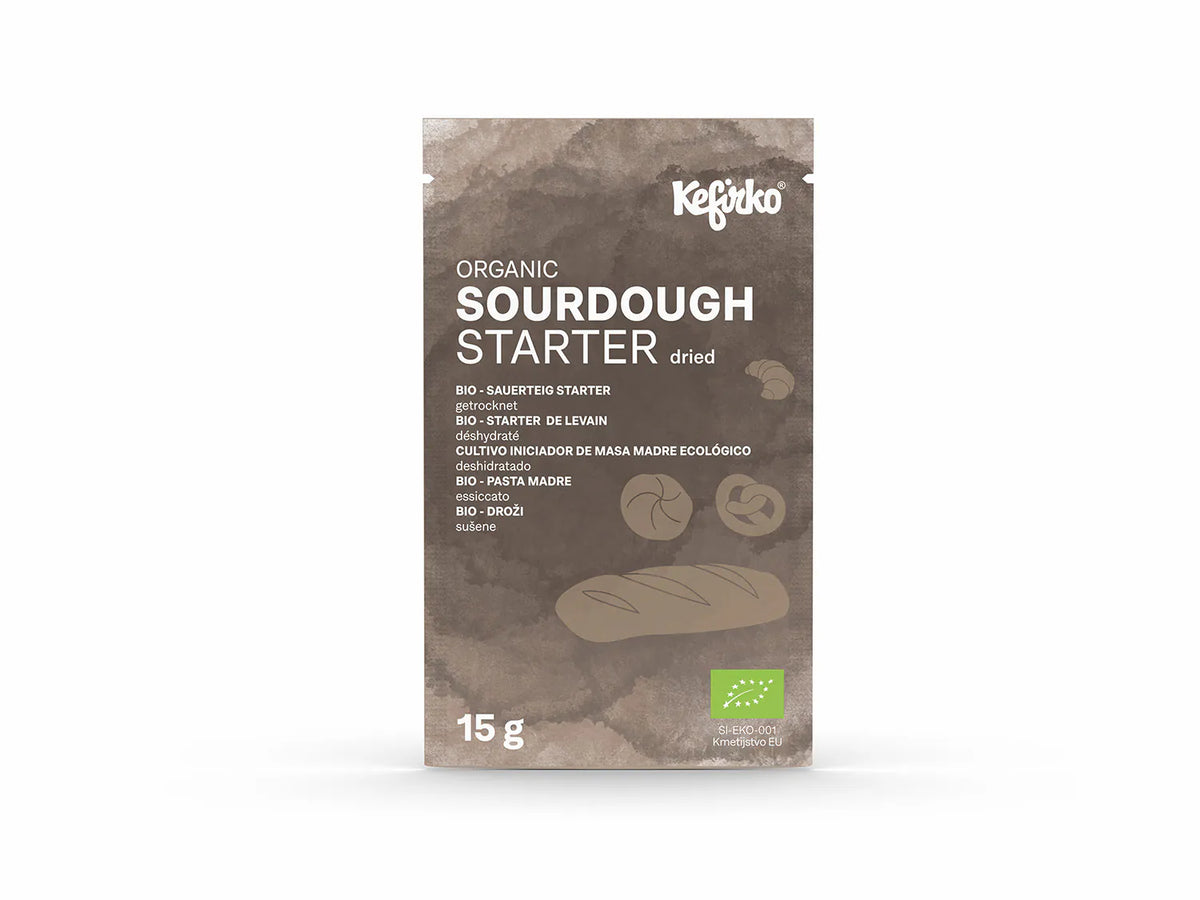 KEFIRKO DIY Getrockneter Bio Sauerteig-Starter (15g)
