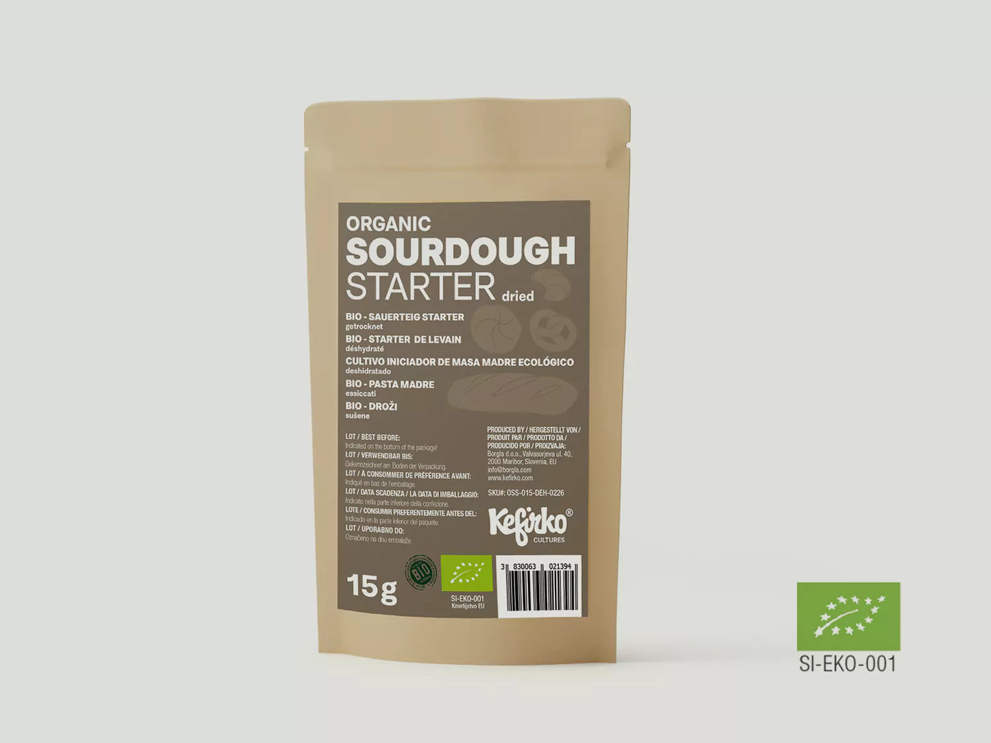 KEFIRKO DIY Sauerteig Starter-Kit I (inkl. Bio-Starterkultur) / Diverse Farben