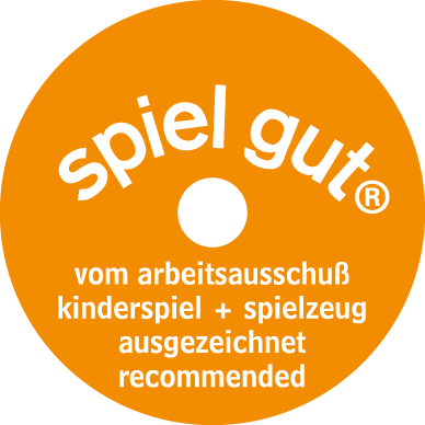 TICTOYS - das.BRETT Balance Board lackiert mit Korkriemen / BLAU