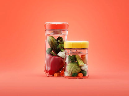KEFIRKO DIY Glas Veggie (1.4L/9dl) / ROT