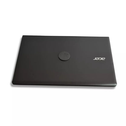 Original Schungit / Laptop-Platte rund (selbstklebend)